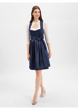 Krüger Dirndl Damski dirndl Kobiety Aksamit granatowy jednolity ze sklepu vangraaf w kategorii Sukienki - zdjęcie 185561986