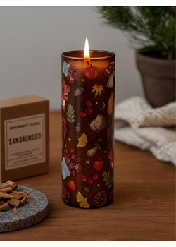 Sinsay - Świeca zapachowa Sandalwood - brązowy ze sklepu Sinsay w kategorii Dom - zdjęcie 185563796