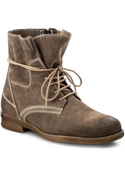 Botki Lasocki G322SC Brązowy ze sklepu eobuwie.pl w kategorii Workery damskie - zdjęcie 185564006