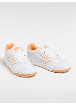 Vans Skórzane sneakersy "Upland" w kolorze biało-pomarańczowym ze sklepu Limango Polska w kategorii Buty sportowe damskie - zdjęcie 185566128