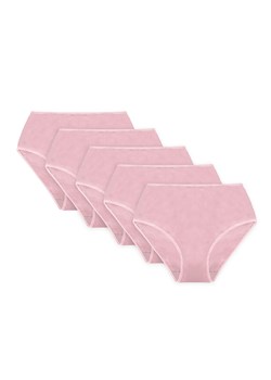 Wysokie figi Vivisence 4017 5-pack gumka różowa: różowy ze sklepu kontri.pl w kategorii Majtki damskie - zdjęcie 185567236