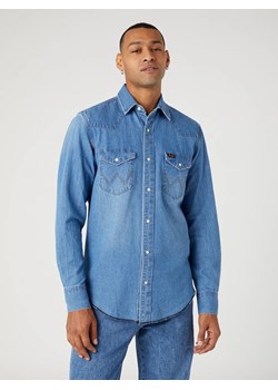 WRANGLER HERITAGE SHIRT MĘSKA KOSZULA JEANSOWA JEANS AUTHENTIC BLUE W5D1EM32F 112332226 ze sklepu YouNeedit.pl w kategorii Koszule męskie - zdjęcie 185567285