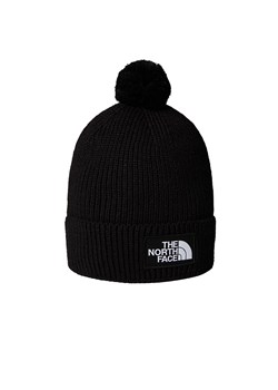 Czapka The North Face Logo Box Cuffed Beanie 0A8CHFJK31 - czarna ze sklepu streetstyle24.pl w kategorii Czapki zimowe męskie - zdjęcie 185568718