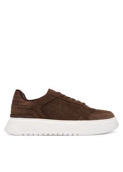 Sneakersy Polo Ralph Lauren 809974099002 Brązowy ze sklepu eobuwie.pl w kategorii Buty sportowe męskie - zdjęcie 185568996