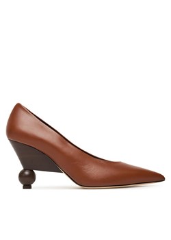 Czółenka Weekend Max Mara Nievo 25255260956 Brązowy ze sklepu eobuwie.pl w kategorii Czółenka - zdjęcie 185569145