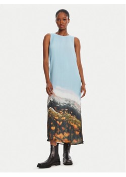 Desigual Sukienka codzienna Plisado Paisaje 25WWVW07 Błękitny Regular Fit - id: 0000305490278 - marki Desigual - 185570429 Desigual Sukienka codzienna Plisado Paisaje 25WWVW07 Błękitny Regular Fit ze sklepu MODIVO w kategorii Sukienki - zdjęcie 185570429