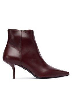 Max Mara Botki 2524796011600 Bordowy ze sklepu MODIVO w kategorii Botki - zdjęcie 185570487