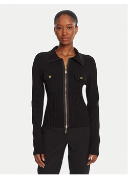 LOLA CASADEMUNT Kardigan LF2511007 Czarny Slim Fit ze sklepu MODIVO w kategorii Swetry damskie - zdjęcie 185570567