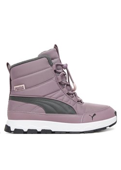 Puma Śniegowce Evolve Boot Jr 392644 09 Fioletowy ze sklepu MODIVO w kategorii Buty zimowe dziecięce - zdjęcie 185570649