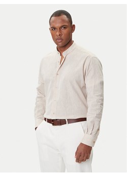 KARL LAGERFELD Koszula 605035 552627 Beżowy Regular Fit ze sklepu MODIVO w kategorii Koszule męskie - zdjęcie 185570705