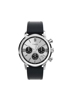 Timex Zegarek Marlin Chronograph TW2W10300 Czarny ze sklepu MODIVO w kategorii Zegarki - zdjęcie 185570708