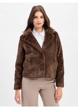 Marie Lund Kurtka damska Kobiety Sztuczne włókno czekoladowy jednolity ze sklepu vangraaf w kategorii Kurtki damskie - zdjęcie 185572365