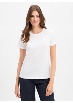 JOOP! Koszulka damska - Tori Kobiety Bawełna biały jednolity ze sklepu vangraaf w kategorii Bluzki damskie - zdjęcie 185572376