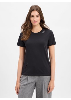JOOP! Koszulka damska - Tori Kobiety Bawełna czarny jednolity ze sklepu vangraaf w kategorii Bluzki damskie - zdjęcie 185572378