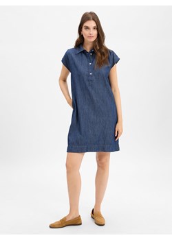 Opus Sukienka damska - Wellja Kobiety Bawełna denim jednolity ze sklepu vangraaf w kategorii Sukienki - zdjęcie 185572389