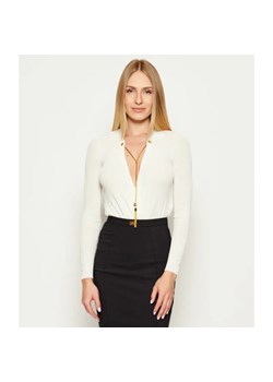 Elisabetta Franchi Body | Slim Fit | z dodatkiem jedwabiu ze sklepu Gomez Fashion Store w kategorii Bluzki damskie - zdjęcie 185572996