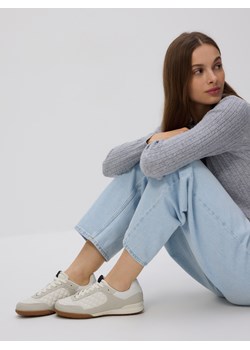 Reserved - Sneakersy z łączonych materiałów - biały ze sklepu Reserved w kategorii Buty sportowe damskie - zdjęcie 185574015