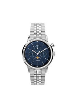 Zegarek Timex Marlin TW2W51300 Srebrny ze sklepu eobuwie.pl w kategorii Zegarki - zdjęcie 185574826