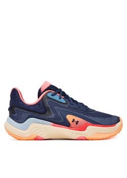 Buty do koszykówki Under Armour UA Spawn 7 3028461 Granatowy ze sklepu eobuwie.pl w kategorii Buty sportowe męskie - zdjęcie 185574859