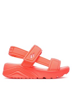 Sandały Skechers Uno Lite Sandal-Sunny Stand 310372L/CRL Koralowy ze sklepu eobuwie.pl w kategorii Sandały dziecięce - zdjęcie 185574867