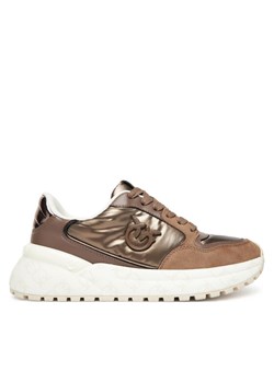 Sneakersy PINKO Gem 07 SS0055P106 Brązowy ze sklepu eobuwie.pl w kategorii Buty sportowe damskie - zdjęcie 185574878