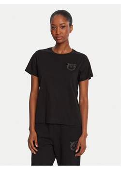 PINKO T-Shirt Nambrone 103320 A2RN Czarny Regular Fit ze sklepu MODIVO w kategorii Bluzki damskie - zdjęcie 185575369