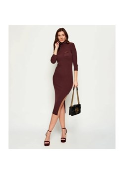 Elisabetta Franchi Sukienka | z dodatkiem jedwabiu - id: EF254W000084A46 - marki Elisabetta Franchi - 185576259 Elisabetta Franchi Sukienka | z dodatkiem jedwabiu ze sklepu Gomez Fashion Store w kategorii Sukienki - zdjęcie 185576259