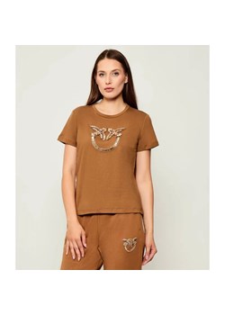 Pinko T-shirt QUENTIN | Regular Fit ze sklepu Gomez Fashion Store w kategorii Bluzki damskie - zdjęcie 185576327