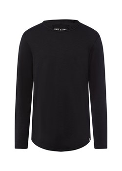 Only&Sons Męska koszula z długim rękawem - ONSBenne Mężczyźni Bawełna czarny jednolity ze sklepu vangraaf w kategorii T-shirty męskie - zdjęcie 185577619