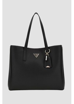 GUESS Czarna shopperka damska Meridian ze sklepu outfit.pl w kategorii Torby Shopper bag - zdjęcie 185577658