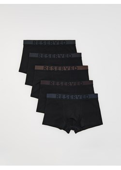 Reserved - 5 pack bokserek Classic - czarny ze sklepu Reserved w kategorii Majtki męskie - zdjęcie 185577699