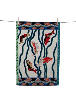 Madre Selva Ściereczka &quot;Fishes&quot; ze wzorem do naczyń - 70 x 50 cm ze sklepu Limango Polska w kategorii Ścierki kuchenne - zdjęcie 185578655