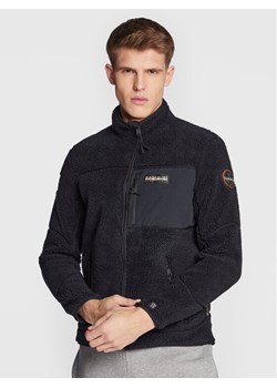 Napapijri Polar Yupik NP0A4GNT Czarny Regular Fit ze sklepu MODIVO w kategorii Bluzy męskie - zdjęcie 185579338