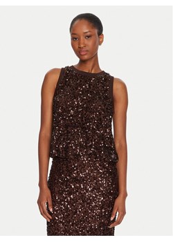 Marella Top Filly 2523946051 Brązowy Slim Fit ze sklepu MODIVO w kategorii Bluzki damskie - zdjęcie 185579346