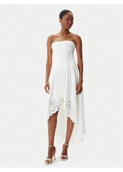 BARDOT Sukienka koktajlowa Felicidad Strapless 59843DB Biały Regular Fit ze sklepu MODIVO w kategorii Sukienki - zdjęcie 185579349