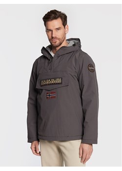 Napapijri Kurtka anorak Rainforest Winter 3 NP0A4GMC Szary Regular Fit ze sklepu MODIVO w kategorii Kurtki męskie - zdjęcie 185579356