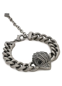 Bransoletka Kurt Geiger Eagle Xl Chunky Bracelet 8837664429 Szary ze sklepu eobuwie.pl w kategorii Bransoletki - zdjęcie 185582545