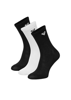 Skarpety Roxy CEO_AS_ROXY_15_Z_AW25 (3-PACK) Czarny ze sklepu eobuwie.pl w kategorii Skarpetki damskie - zdjęcie 185583189