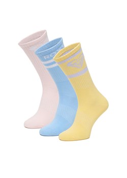 Skarpety Roxy CEO_AS_ROXY_11_W_AW25 (3-PACK) Kolorowy ze sklepu eobuwie.pl w kategorii Skarpetki damskie - zdjęcie 185583197
