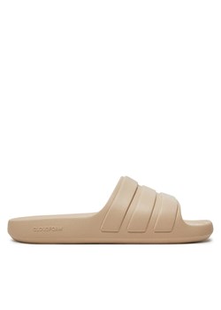 Klapki adidas Adilette Flow IG6859 Brązowy ze sklepu eobuwie.pl w kategorii Klapki damskie - zdjęcie 185583199