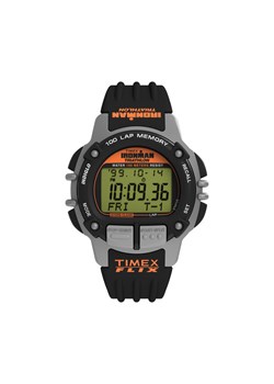 Timex Zegarek Ironman Flix 100 Lap TW5M63200 Czarny ze sklepu MODIVO w kategorii Zegarki - zdjęcie 185583508