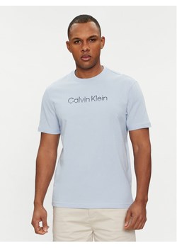 Calvin Klein T-Shirt Degrade Logo K10K112501 Błękitny Regular Fit ze sklepu MODIVO w kategorii T-shirty męskie - zdjęcie 185583547