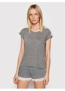 Etam Koszulka piżamowa Warm Day 6524553 Szary Regular Fit ze sklepu MODIVO w kategorii Piżamy damskie - zdjęcie 185583565