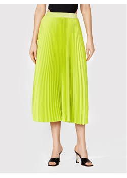Simple Spódnica plisowana SDD005 Zielony Regular Fit ze sklepu MODIVO w kategorii Spódnice - zdjęcie 185583587