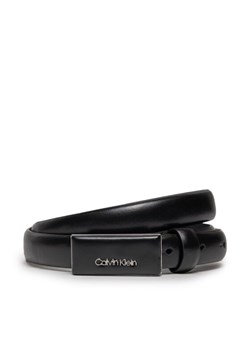 Calvin Klein Pasek Damski Ck Must Covered Buckle Belt 2.0 K60K611997 Czarny ze sklepu MODIVO w kategorii Paski damskie - zdjęcie 185583588
