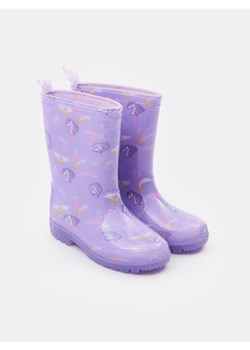 Sinsay - Kalosze we wzór w jednorożce - fioletowy ze sklepu Sinsay w kategorii Kalosze dziecięce - zdjęcie 185584887