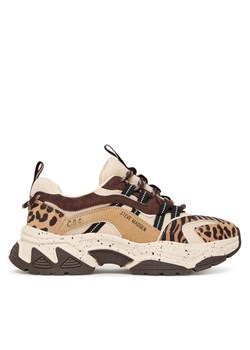 Sneakersy Steve Madden Animates-L SM11004762 Brązowy ze sklepu eobuwie.pl w kategorii Buty sportowe damskie - zdjęcie 185585155