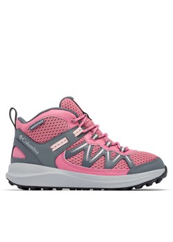 Trekkingi Columbia Peakfreak Rush™ Mid Waterproof 2108261 Różowy ze sklepu eobuwie.pl w kategorii Buty trekkingowe dziecięce - zdjęcie 185585165
