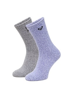 Skarpety Roxy CEO_AS_ROXY_06_W_AW25 (2 PACK) mix Szary ze sklepu eobuwie.pl w kategorii Skarpetki damskie - zdjęcie 185585235