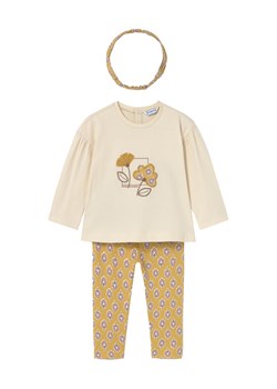 Mayoral Komplet bluzka i legginsy 2744 Żółty Regular Fit ze sklepu MODIVO w kategorii Komplety niemowlęce - zdjęcie 185585877